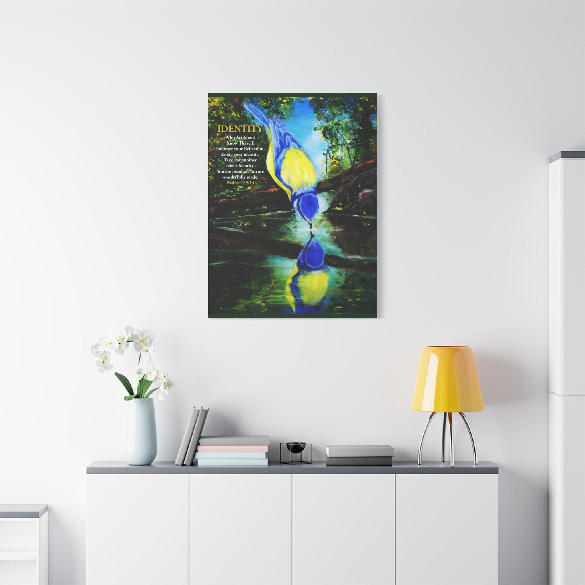 550902258469736416_2048.jpeg Identity Reflection Canvas Print — Inspirational Psalm 139:14 Wall Art - Image 4