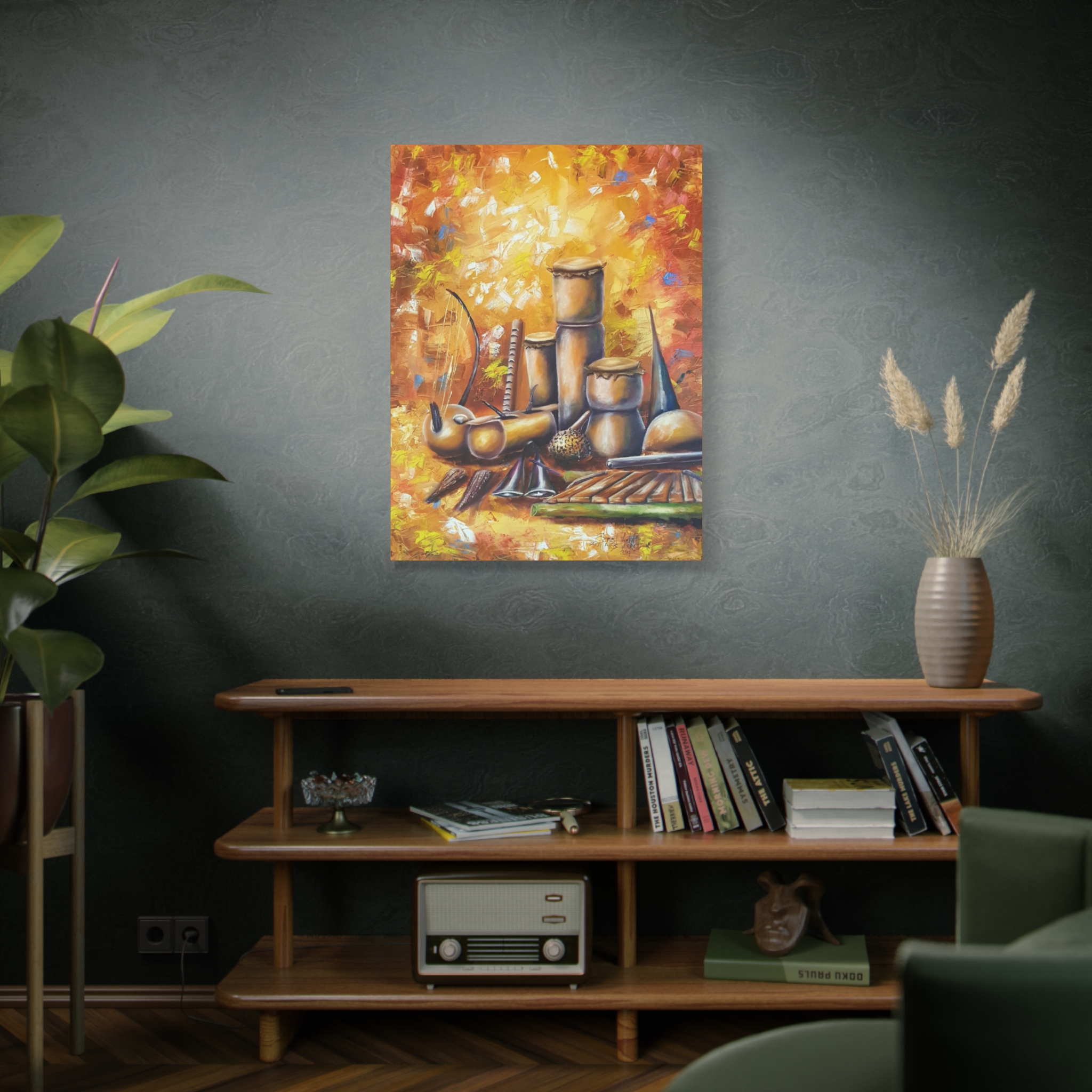 autumn still life matte canvas print — warm harvest kitchen wall art autumn still life matte canvas print — warm harvest kitchen wall art