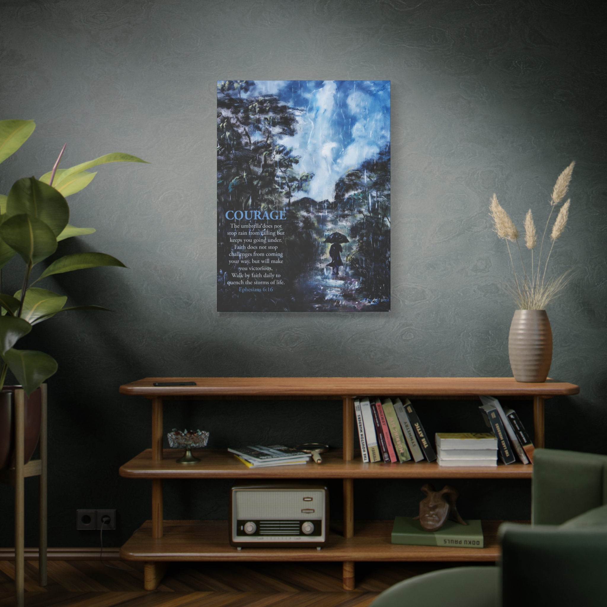 courage inspirational canvas wall art – ephesians 6:16 bible verse stretched matte print courage inspirational canvas wall art – ephesians 6:16 bible verse stretched matte print